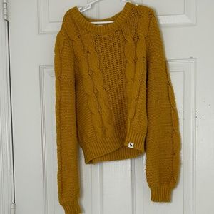 Abercrombie yellow sweater